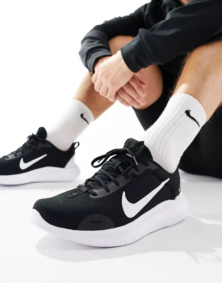 Zapatillas de deporte negras Flex Experience 12 de Nike Running Negro BKQjmErV
