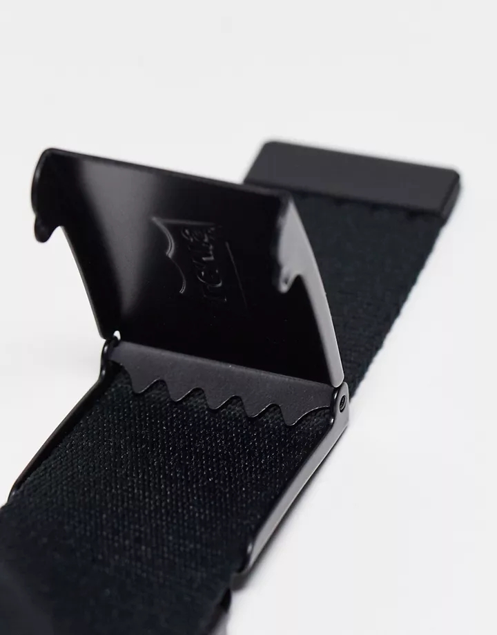 Cinturón de cincha negro con logo de murciélago a tono de Levi´s Negro CFmVq97o