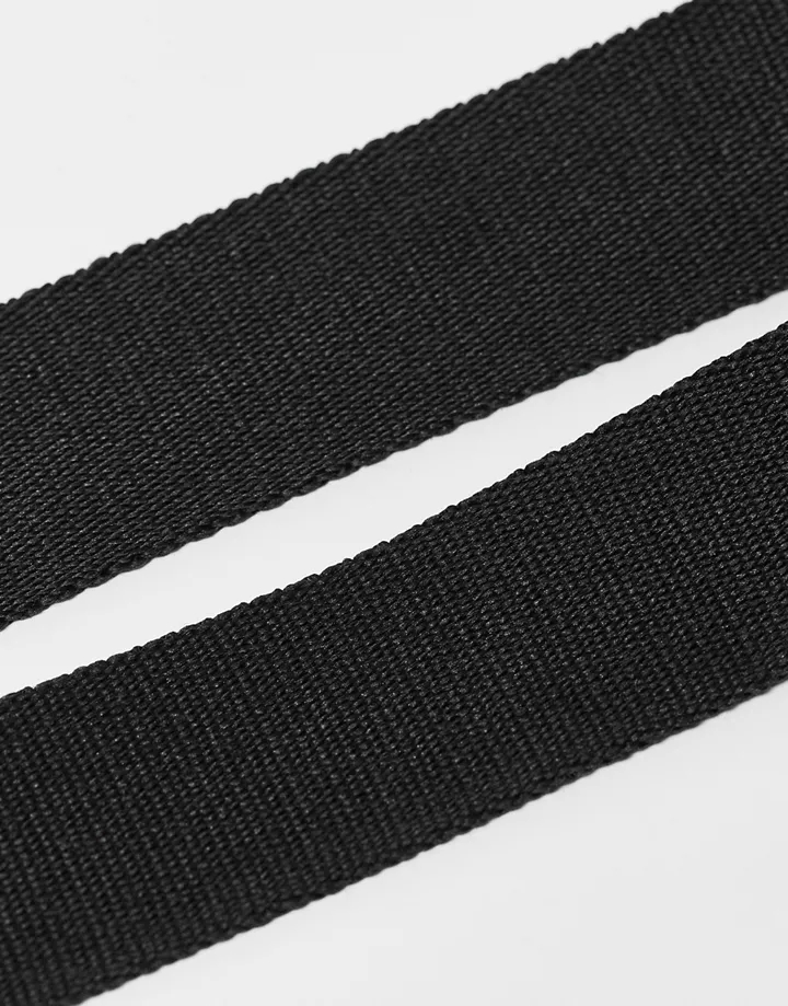 Cinturón de cincha negro con logo de murciélago a tono de Levi´s Negro CFmVq97o