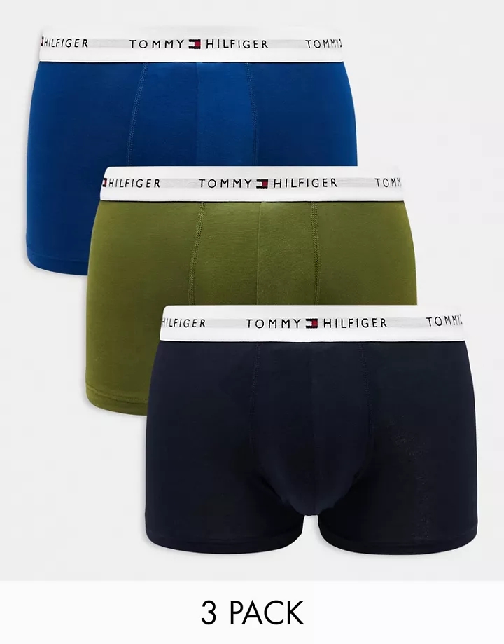 Pack de 3 calzoncillos de varios colores de Tommy Hilfi