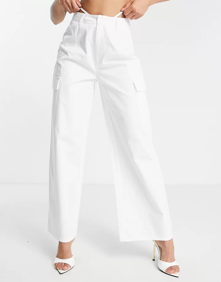 Pantalones blancos cargo de SIMMI Blanco CXei6dQ6