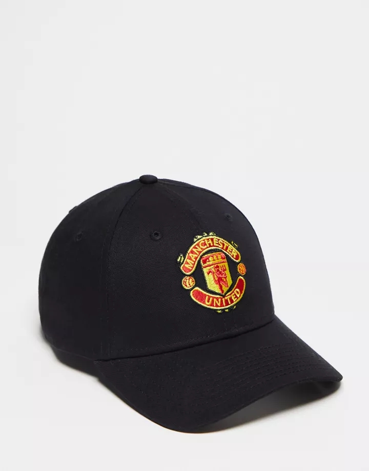 Gorra negra con logo del Manchester United 9Forty de Ne