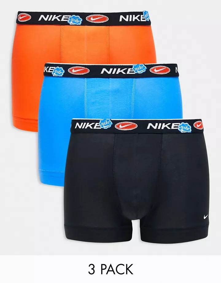 Pack de 3 calzoncillos de varios colores de algodón elástico Everyday de Nike MULTICOLOR Cof1uCho