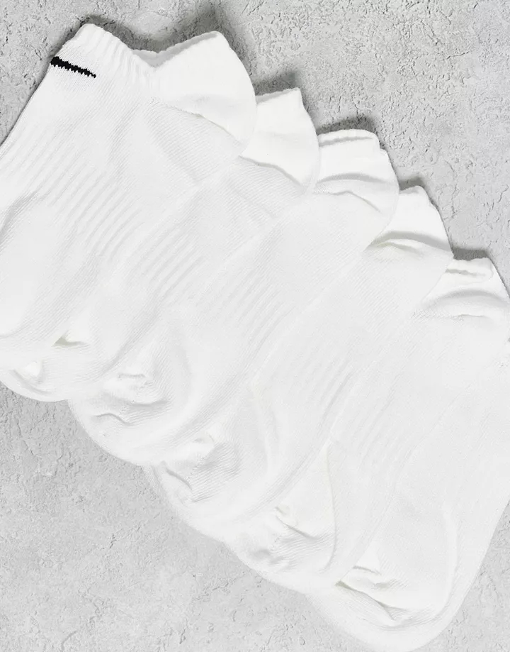 Pack de 3 pares de calcetines deportivos blancos unisex de Nike Training Blanco Cwbebuyj