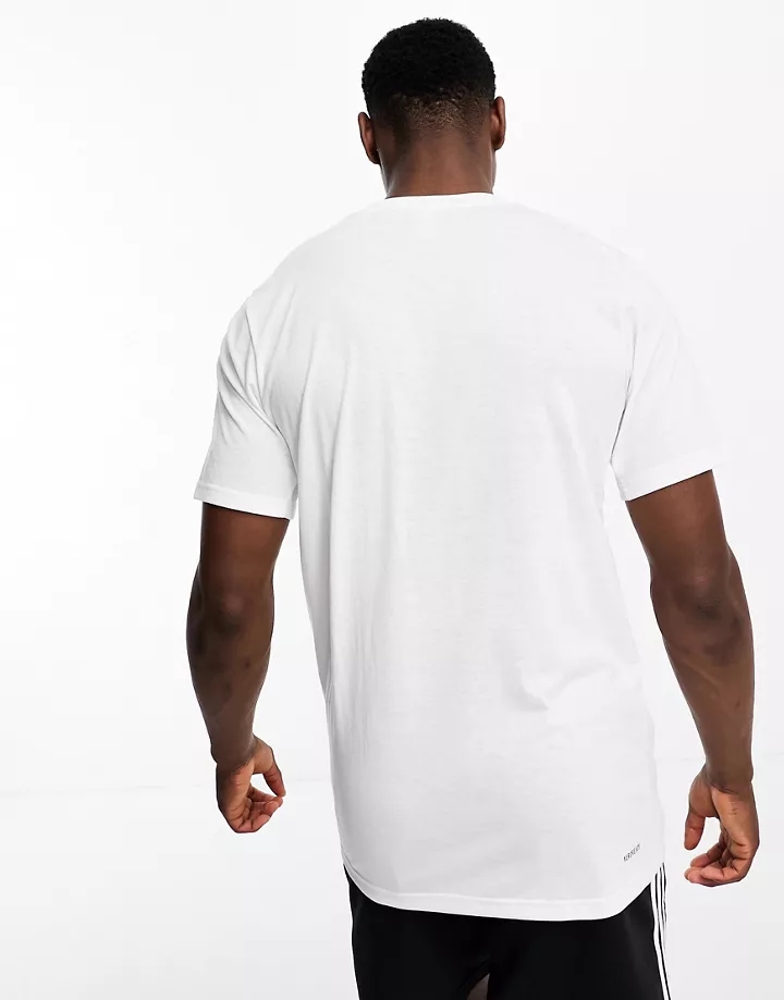 Camiseta blanca Train Essentials de adidas Training Blanco DCC2ZHpf