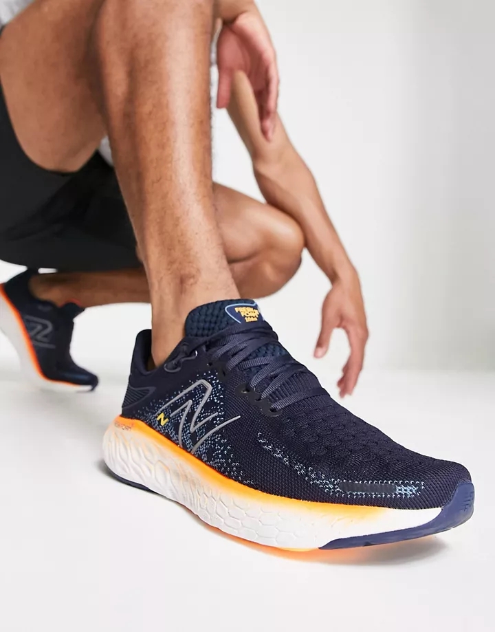 Zapatillas de deporte azul marino y naranjas Fresh Foam X 1080v12 de New Balance Running Azul marino DeRioNd3