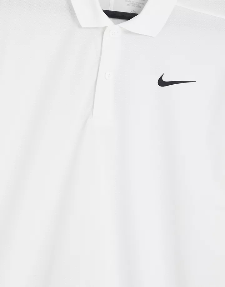 Polo blanco con logo en el pecho Victory de Nike Golf Blanco DodivKGy