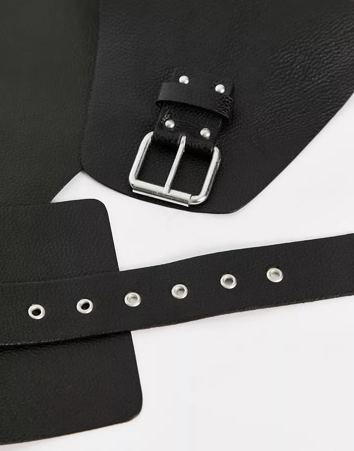 Cinturón ancho negro para la cintura baja de DESIGN Negro EGKoHKAY