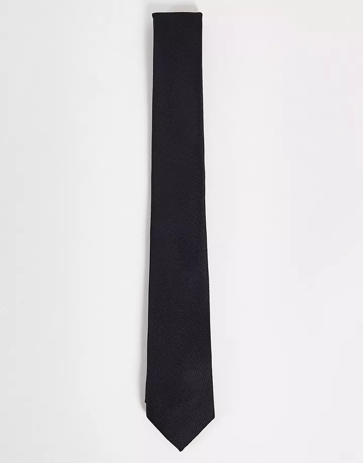 Corbata negra texturizada de DESIGN Negro ELkWmEAv