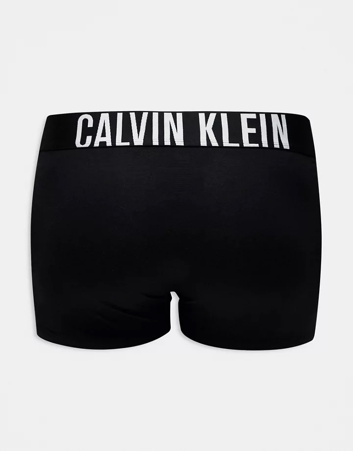 Pack de 3 calzoncillos negros elásticos de algodón Intense Power de Calvin Klein Plus Negro EdZK9pJF
