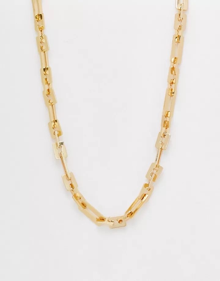 Collar dorado de cadena de DesignB London Dorado EfU3vx