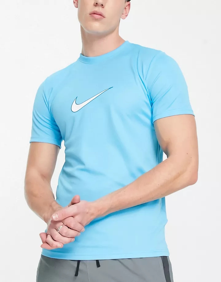 Camiseta azul báltico con logo Academy Dri-FIT de Nike 