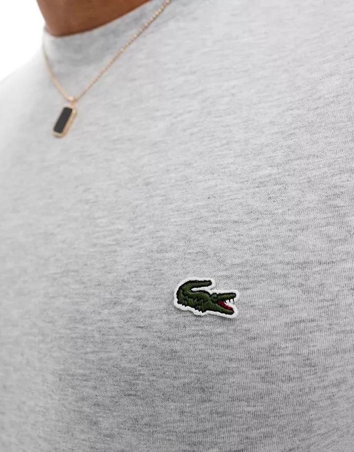 Camiseta gris con cocodrilo de Lacoste Gris FXx53MpC