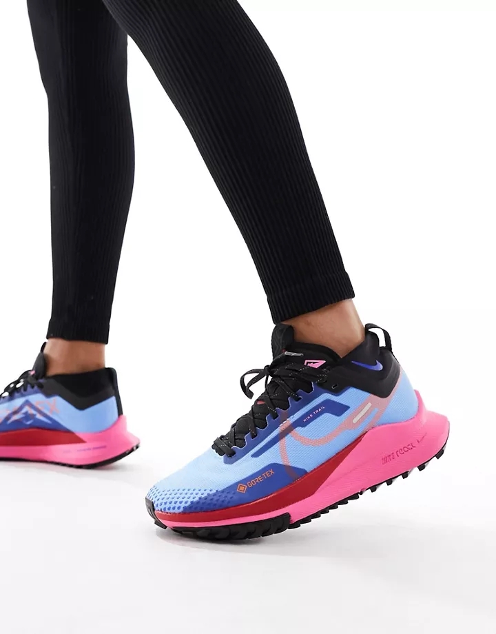 Zapatillas de deporte azul universal multicolor React Pegasus Trail GORE-TEX de Nike Running Azul FvXHxqXp