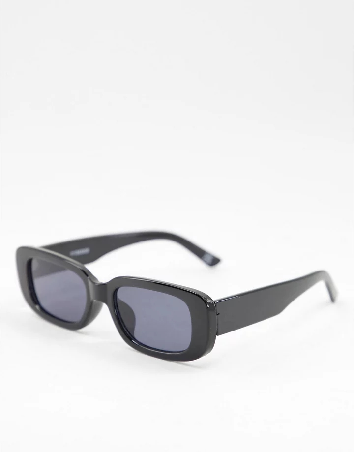 Gafas de sol negras cuadradas de tamaño medio de DESIGN Negro GJQdVhIP
