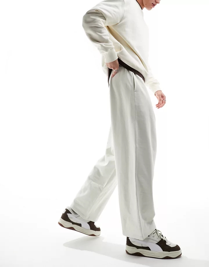 Pantalones grises de pernera abombada de DESIGN Gris vaporoso GPdMghU5