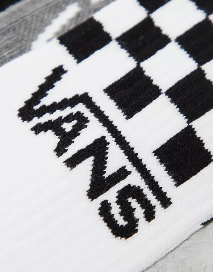 Calcetines deportivos de Vans Classic Negro y blanco GVLq8AEF