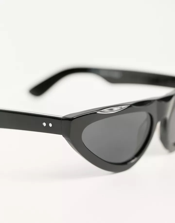 Gafas de sol negras estilo ojos de gato estrecha Cut Seventy Four de Spitfire Negro GXJhDED0