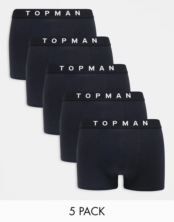 Pack de 5 calzoncillos en negro de Topman MULTICOLOR Gx