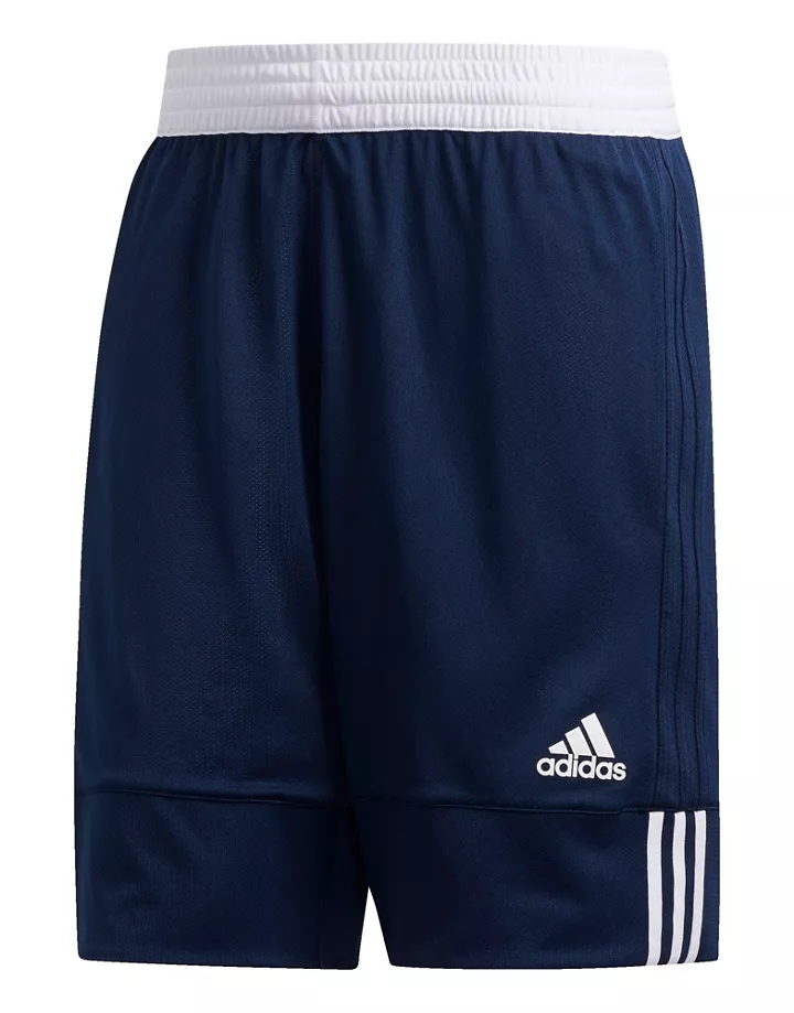 Pantalones cortos azules reversibles 3G Speed de adidas performance Azul marino universitario/blanco H35GEUdL