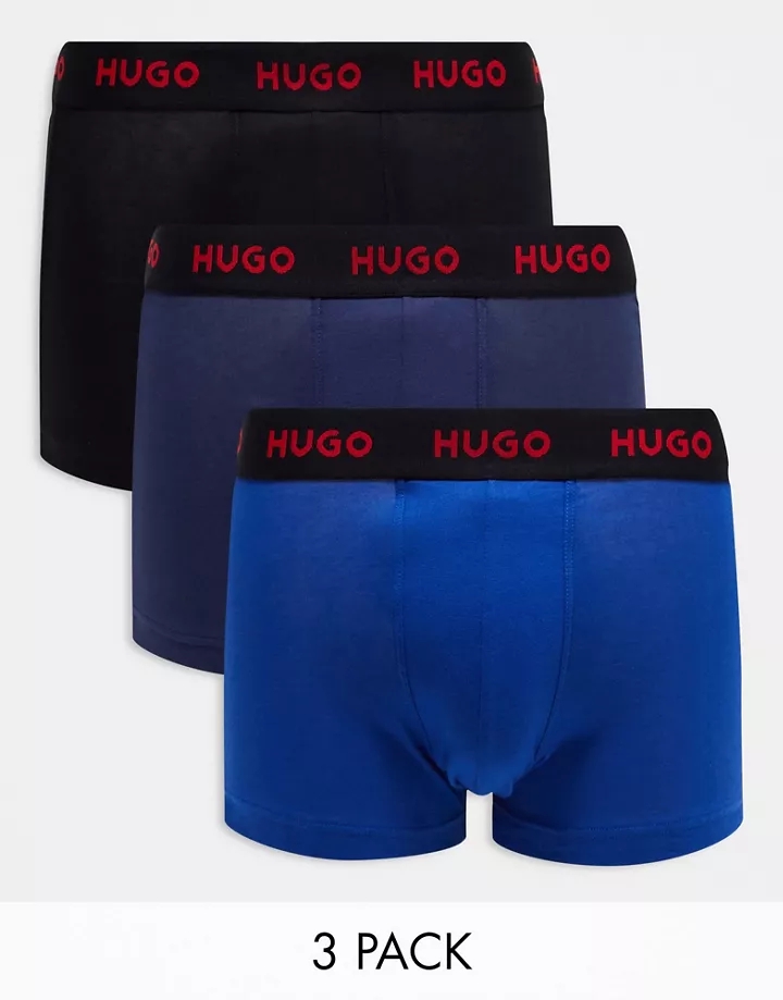 Pack de 3 calzoncillos de varios colores con cinturilla del logo de HUGO Bodywear MULTICOLOR HDIiEvWO