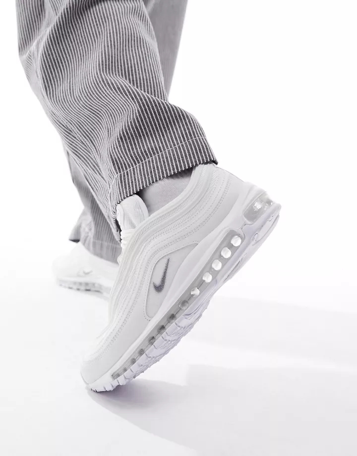 Zapatillas en triple blanco Air Max 97 de Nike Blanco t
