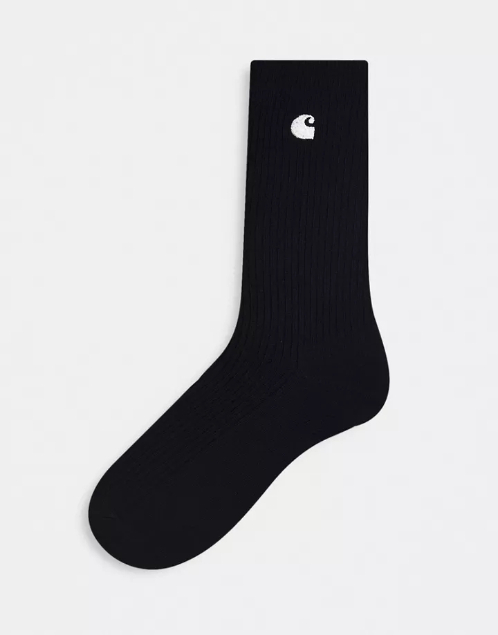 Pack de 2 pares de calcetines negros Madison de Carhartt WIP Negro byZdkS8U