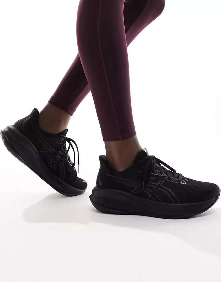 Zapatillas de deporte negras para correr Gel-Cumulus 26