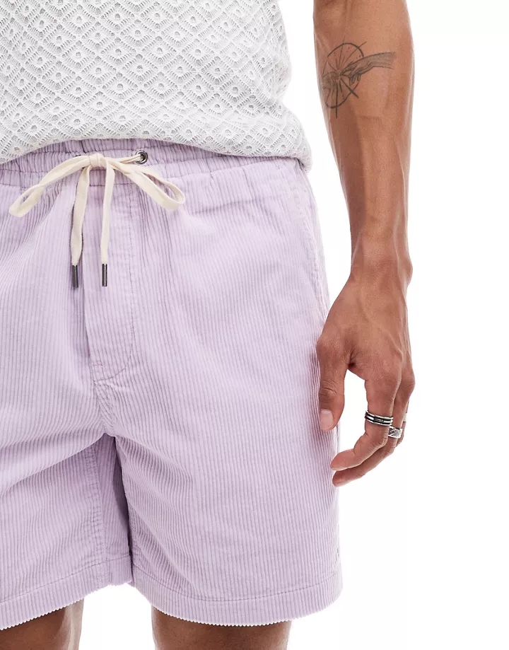 Pantalones cortos lilas con logo de pana Prepsters de Polo Ralph Lauren lila c1KoXXxS