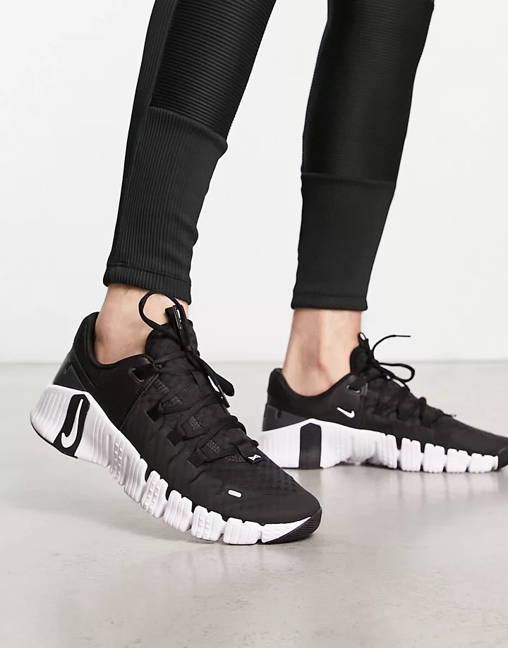 Zapatillas de deporte negras Free Metcon 5 de Nike Trai
