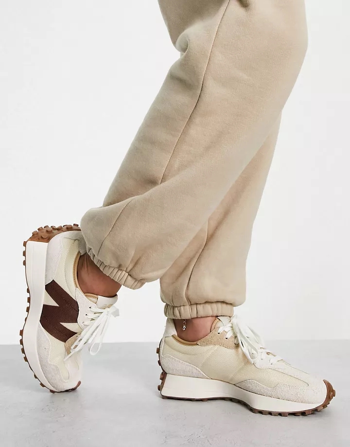 Zapatillas de deporte blanco hueso y marrones 327 exclusivas en de New Balance Color hueso/marrón cLpZw6BH