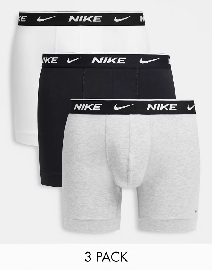 Pack de 3 calzoncillos boxer grises de Nike Gris cPa2DDvN