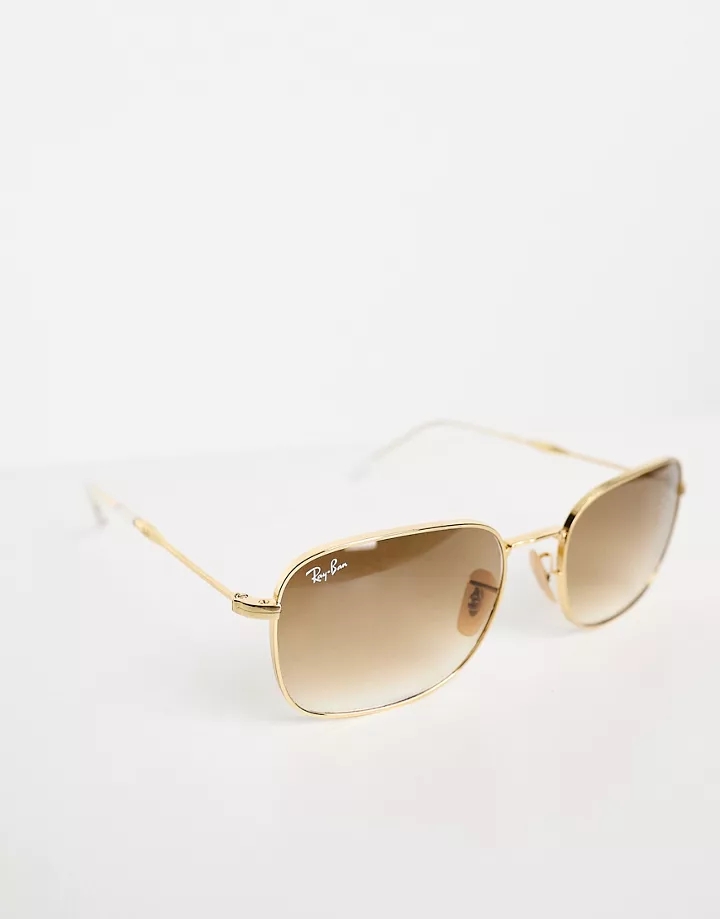 Gafas de sol doradas cuadradas de metal de Ray-Ban Dorado cYndDopS