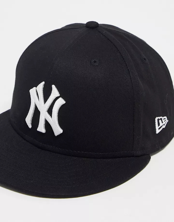 Gorra negra con parche de Cooperstown y de los New York Yankees 9Fifty de New Era Negro caK3nx0j