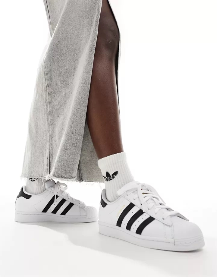 Zapatillas blancas de adidas Originals Superstar Blanco