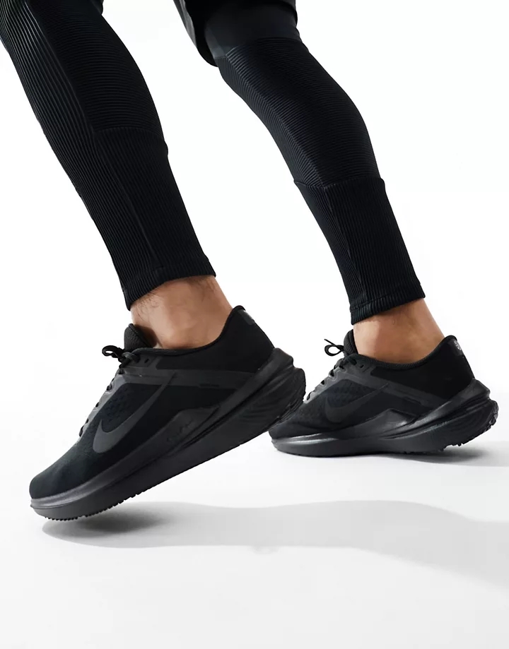 Zapatillas de deporte negras Air Winflo 10 de Nike Runn