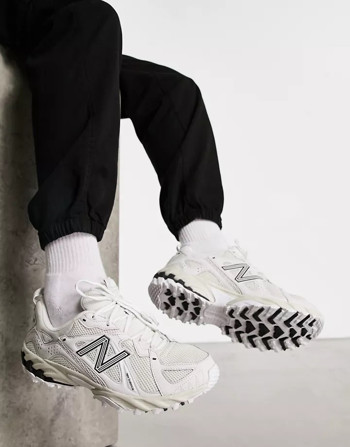 Zapatillas de deporte blancas 610 de New Balance Blanco