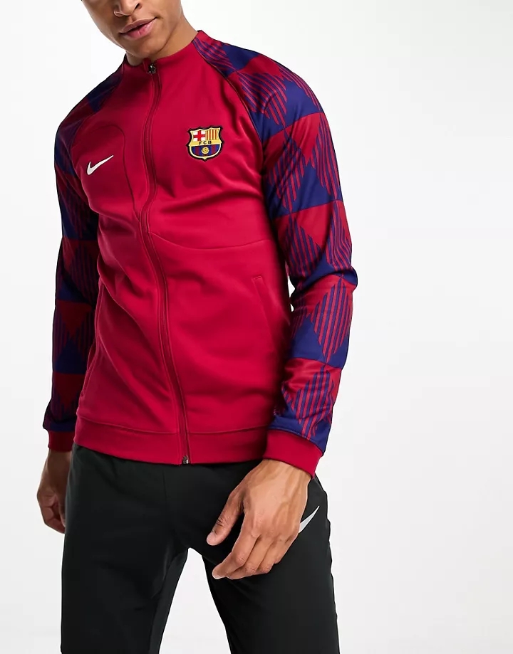 Chaqueta roja F.C. Barcelona Anthem de Nike Football Ro
