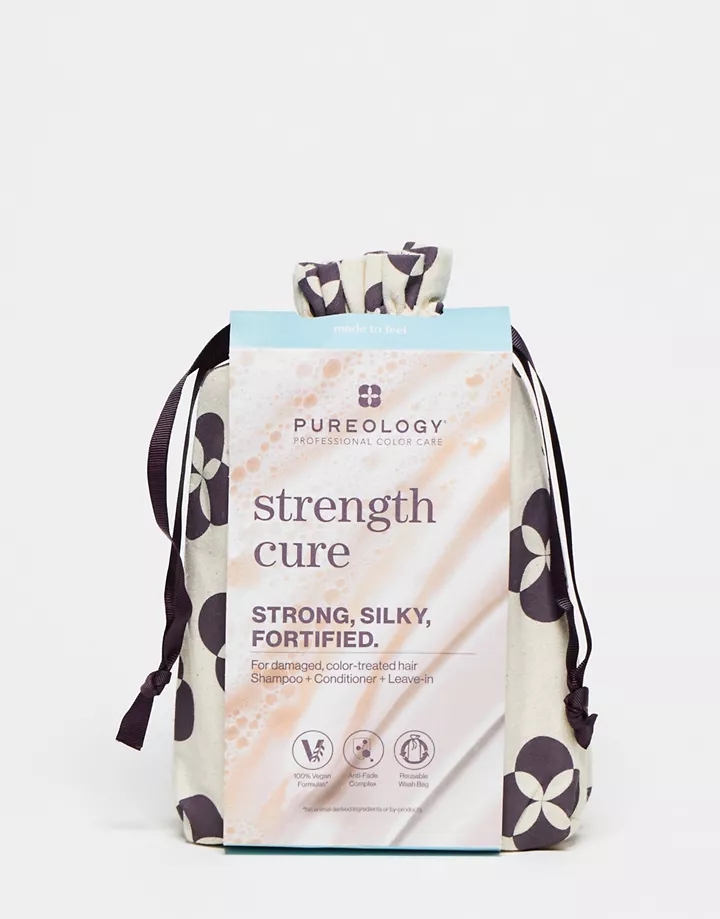 Set de regalo de productos de cuidado del cabello fortalecedores Strength Cure de Pureology Sin color fWR79vOv