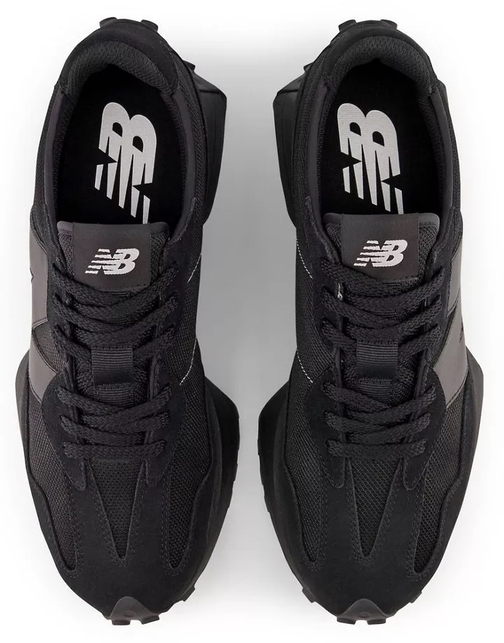 Zapatillas de deporte negras 327 de New Balance Negro fYAV2SeS