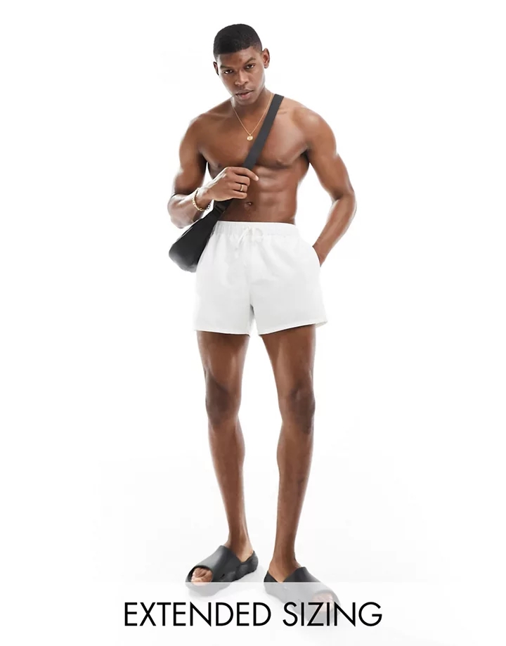 Shorts de baño cortos blancos de DESIGN Blanco gAvEvDcY