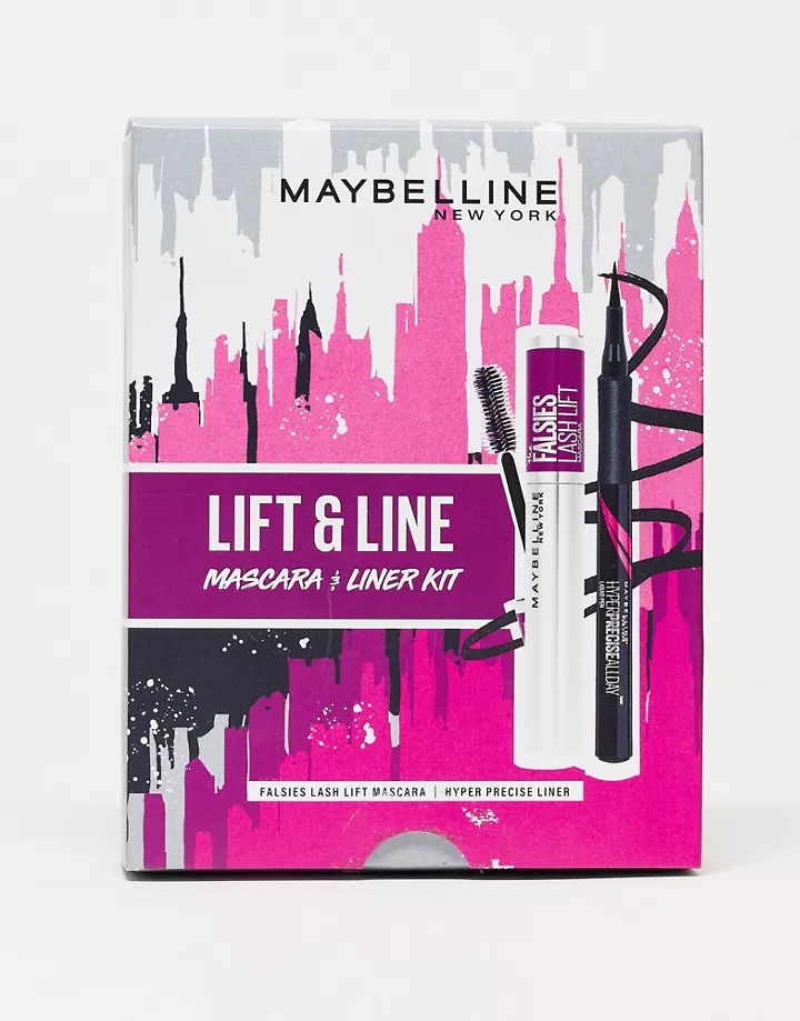 Set de delineador de ojos y rímel Lift & Line de Maybelline New York (ahorra un 25%) Multicolor gBlbOGUc