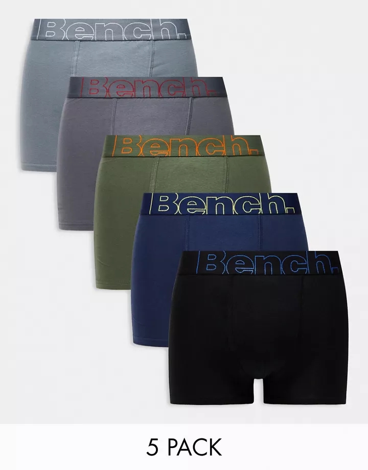 Pack de 5 calzoncillos de varios colores Fyler de Bench Negro gQmW1pMM
