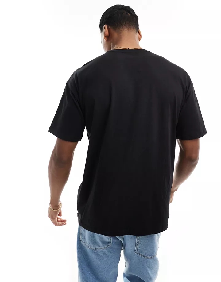 Camiseta extragrande en negro de New Look Black gZAVJt2z