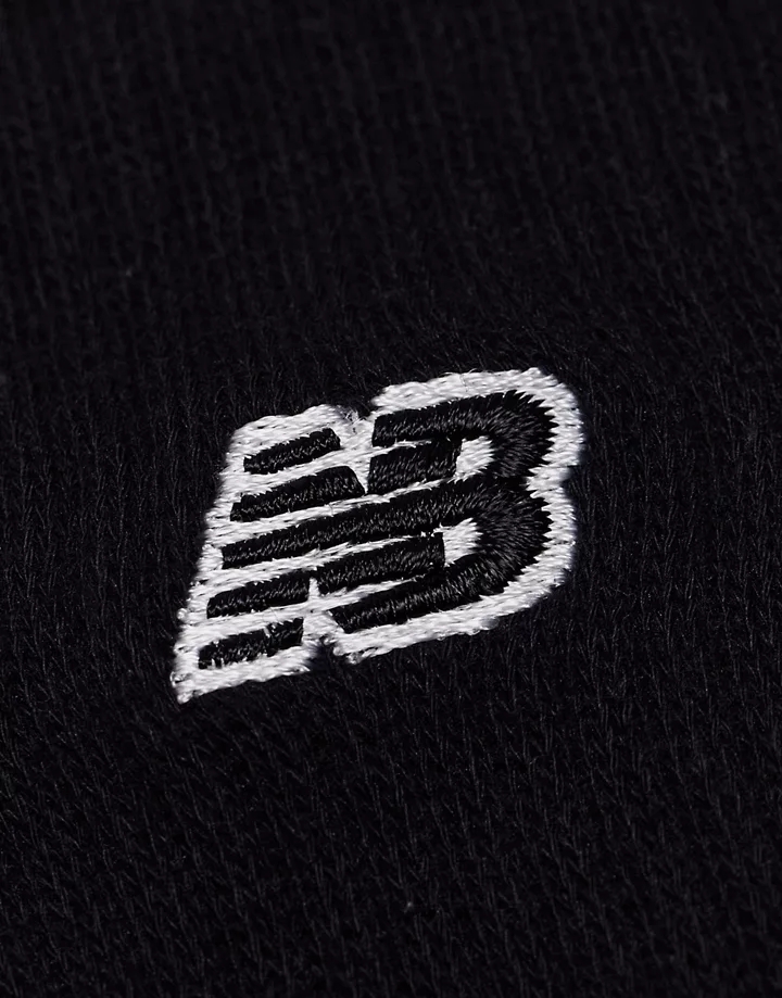 Pack de 3 pares de calcetines deportivos negros con logo bordado de New Balance Negro gZOZKUnT
