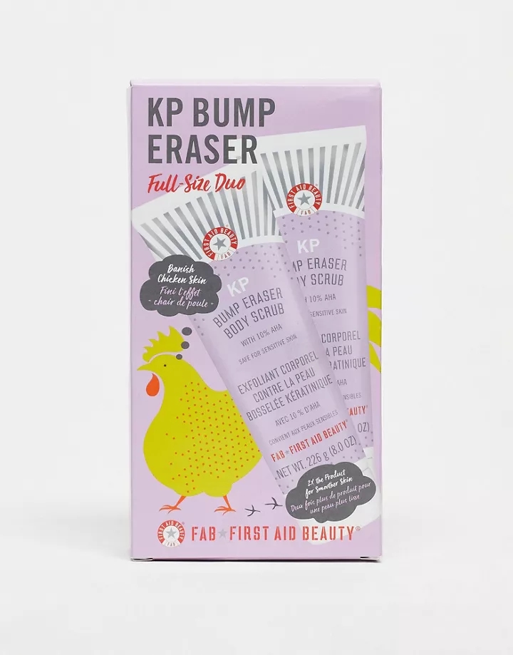 Dúo de exfoliantes corporales con 10% AHA KP Bump Eraser de First Aid Beauty (ahorra un 30%) Sin color h1ymnrl7