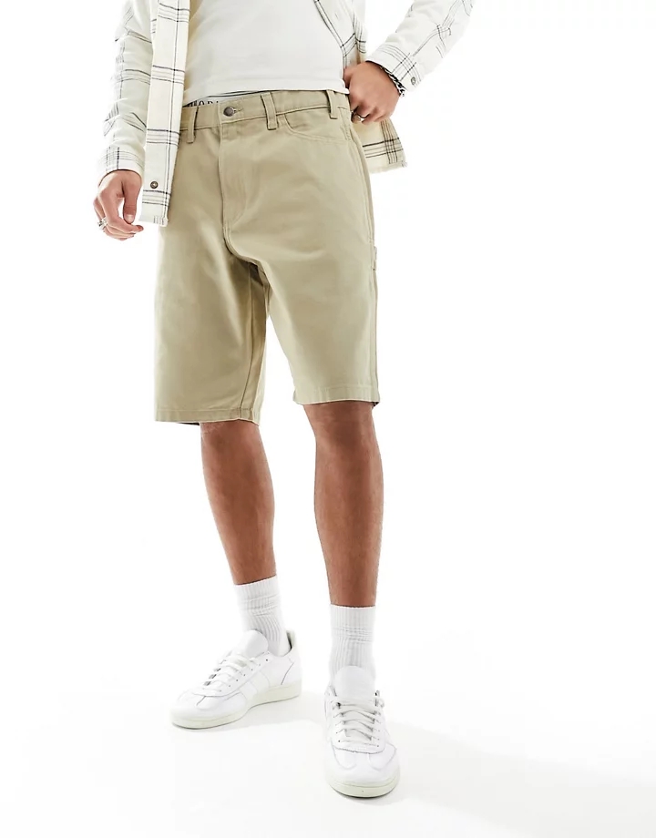 Pantalones cortos color tostado claro de lona Duck Canv